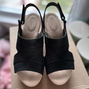 Sz 7.5 Clarks Wedges